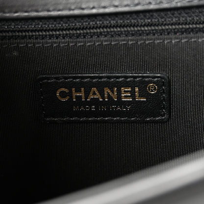 Chanel Calfskin Quilted New Medium Boy Flap Black 6 of 14