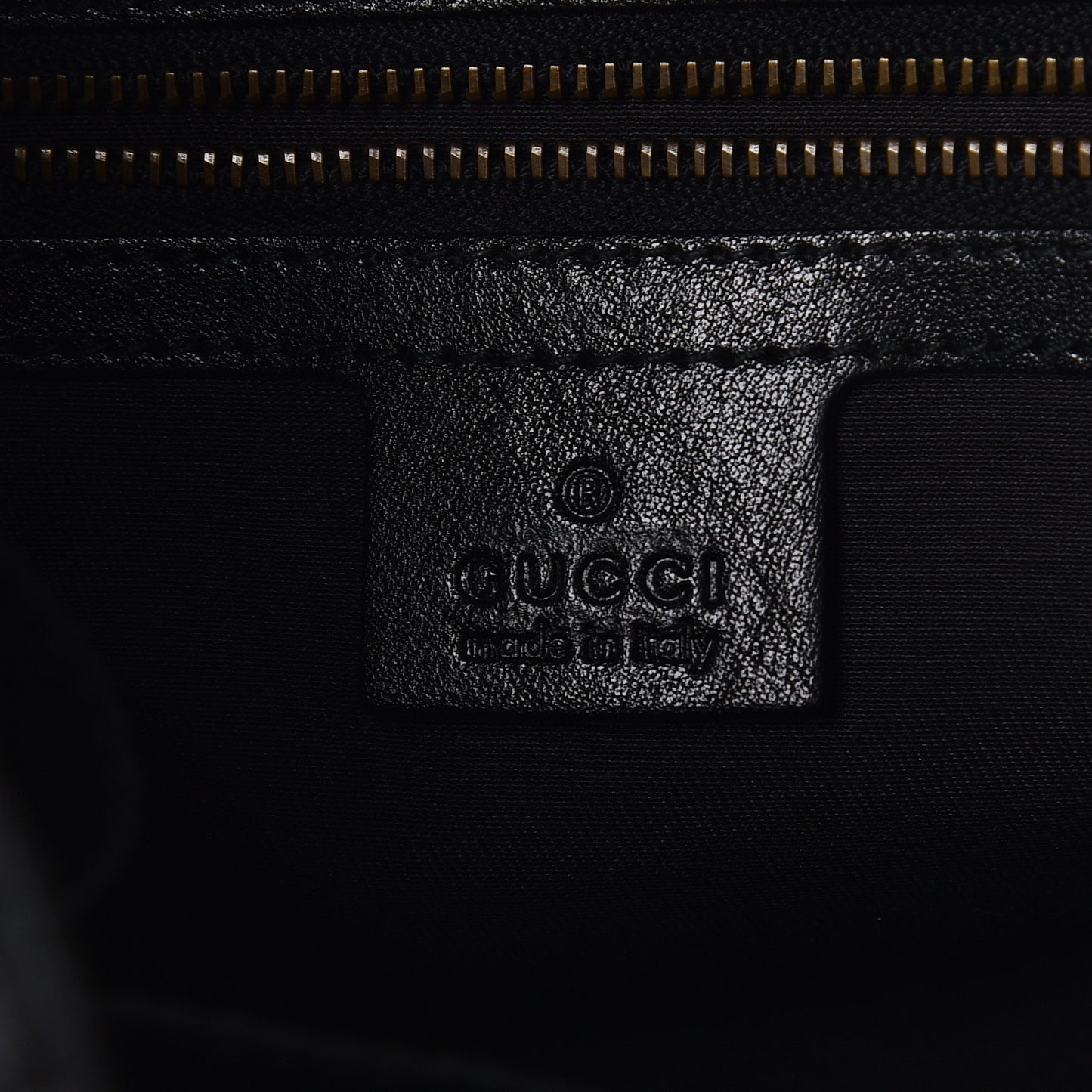 Pebbled Calfskin Medium Interlocking Icon Shoulder Bag Black