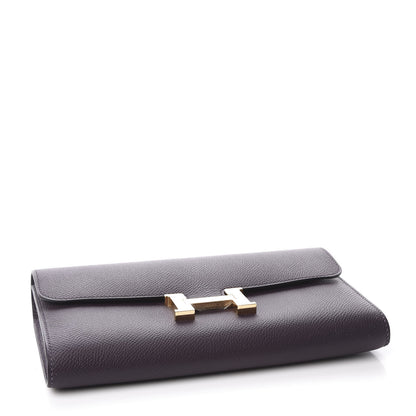 Hermes Epsom Constance Long Wallet Raisin 3 of 8
