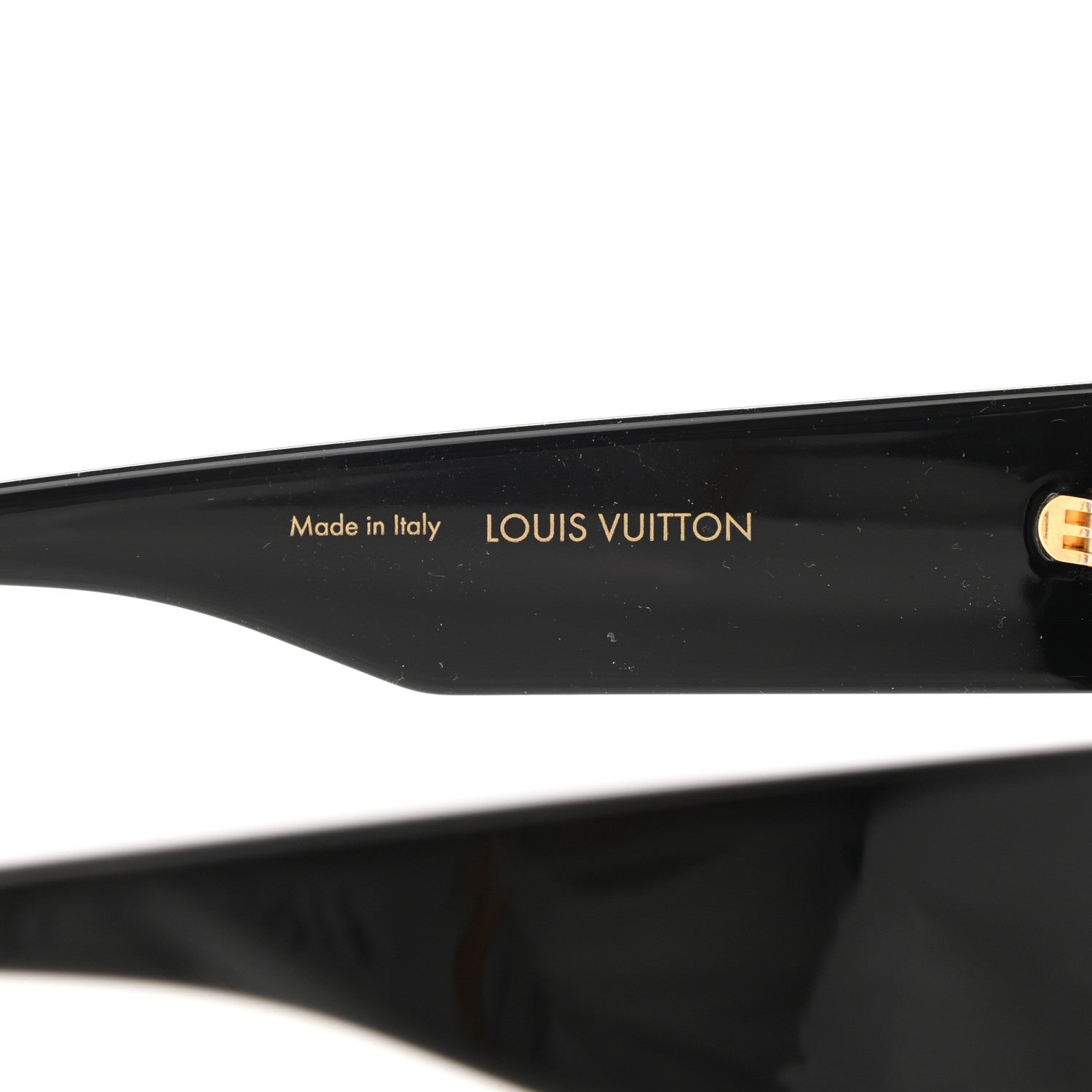 Louis Vuitton Acetate Swarovski Crystal Cyclone Sunglasses Z1578W Black 6 of 9