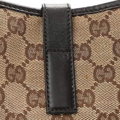 Gucci Monogram Web Jackie O Hobo Dark Brown 11 of 15