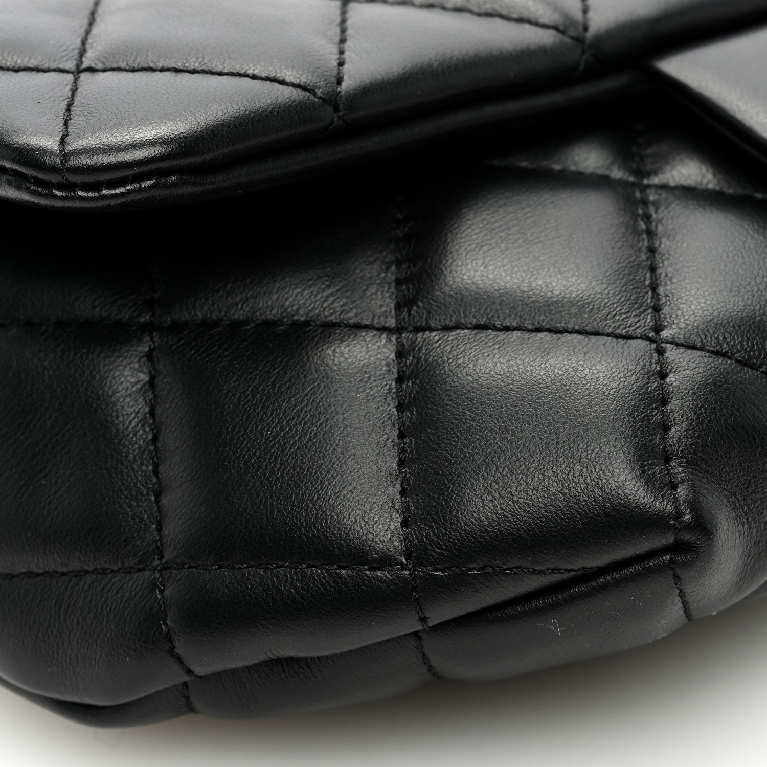 Chanel Calfskin Quilted CC Uniform Flap Belt Bag Black 9 of 10