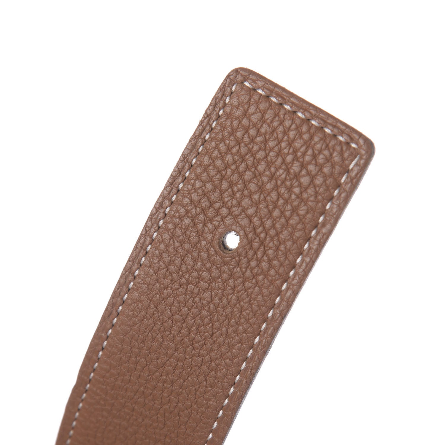 Hermes Box Togo Strie 32mm H Belt 85 Black Gold 9 of 12