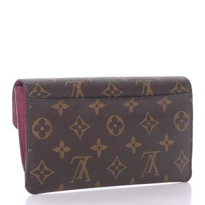 Louis Vuitton Monogram Jeanne Wallet Fuchsia 3 of 10