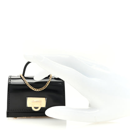Salvatore Ferragamo Calfskin AirPod Case Black 2 of 10