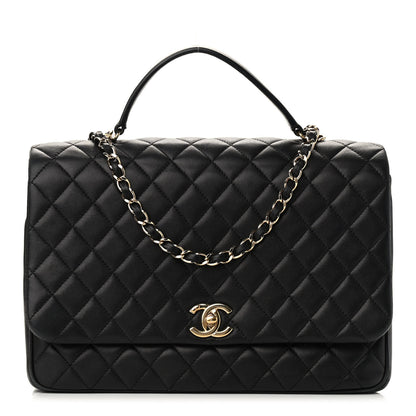 Chanel Lambskin Quilted Medium Citizen Chic Flap Black 1 of 10