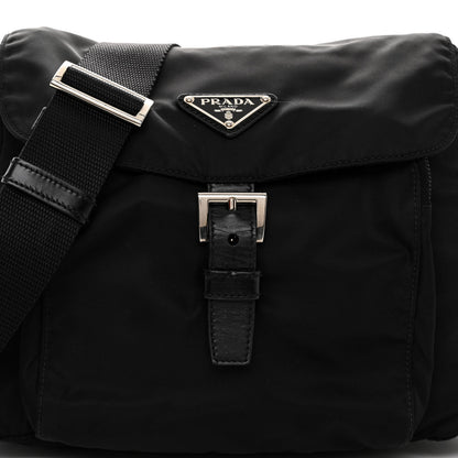 Prada Nylon Vela Messenger Black 7 of 11