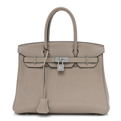 Hermes Togo Birkin 30 Gris Tourterelle 1 of 22