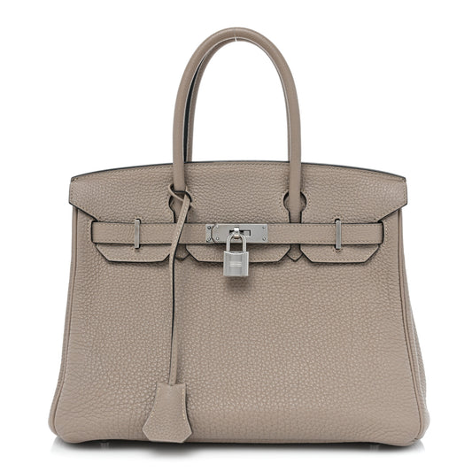 Togo Birkin 30 Gris Tourterelle