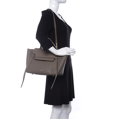 Celine Grained Calfskin Mini Belt Bag Taupe 2 of 14
