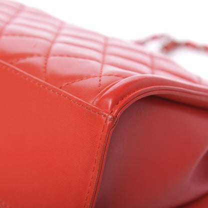 Chanel Lambskin Quilted Large Geometric Flap Red 16 of 16