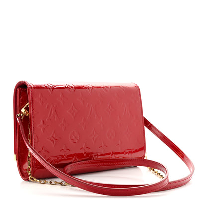 Louis Vuitton Vernis Monogram Ana Pomme D'Amour Clutch 3 of 17