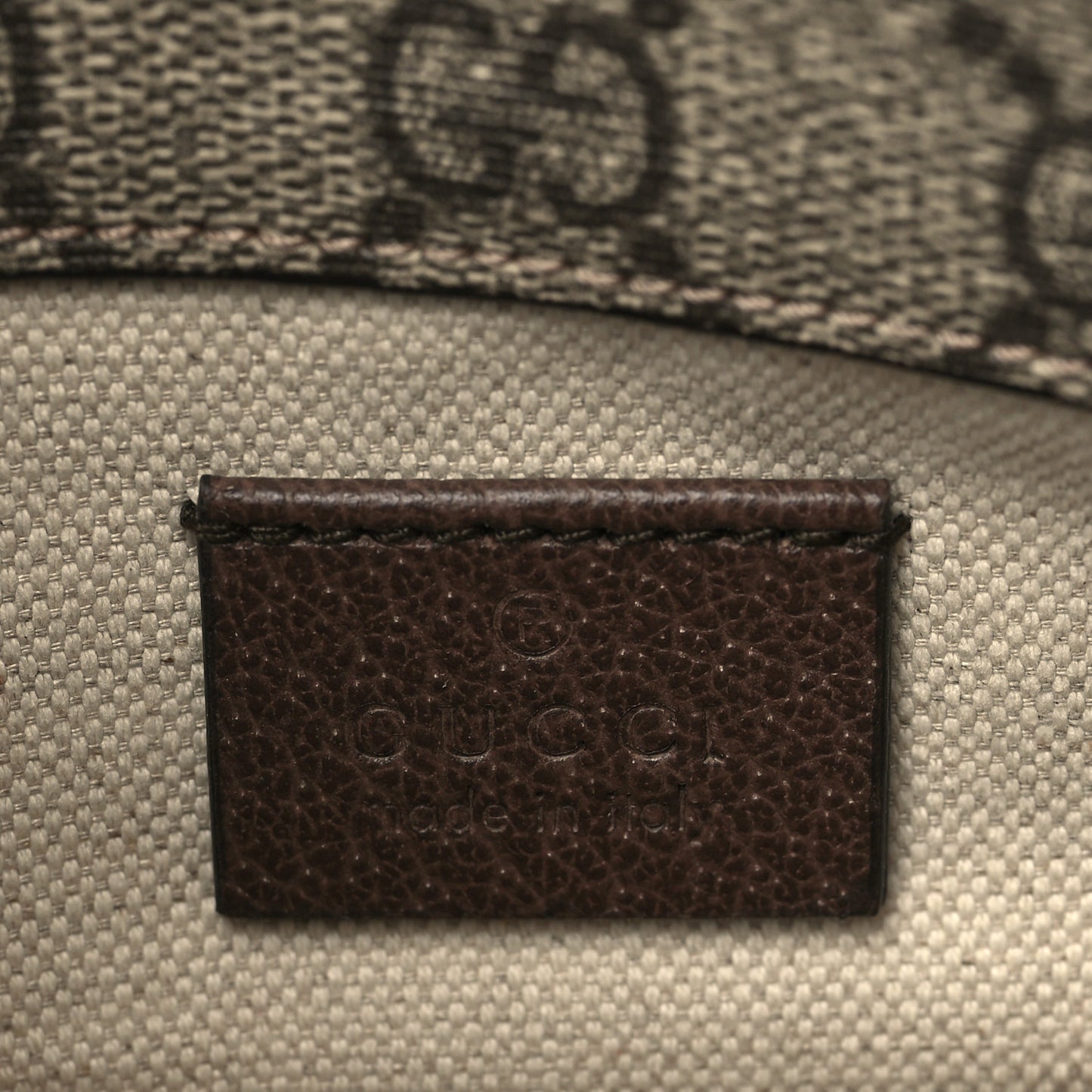 GG Supreme Monogram Web Small Neo Vintage Double Flap Messenger Bag Beige New Acero