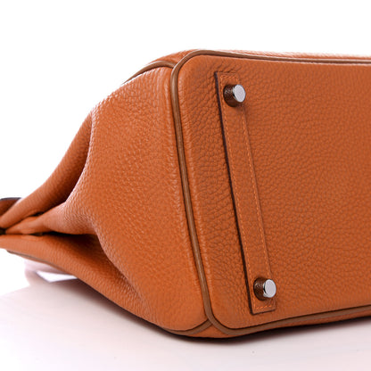 Hermes Togo Verso Birkin 30 Potiron Fauve 5 of 29