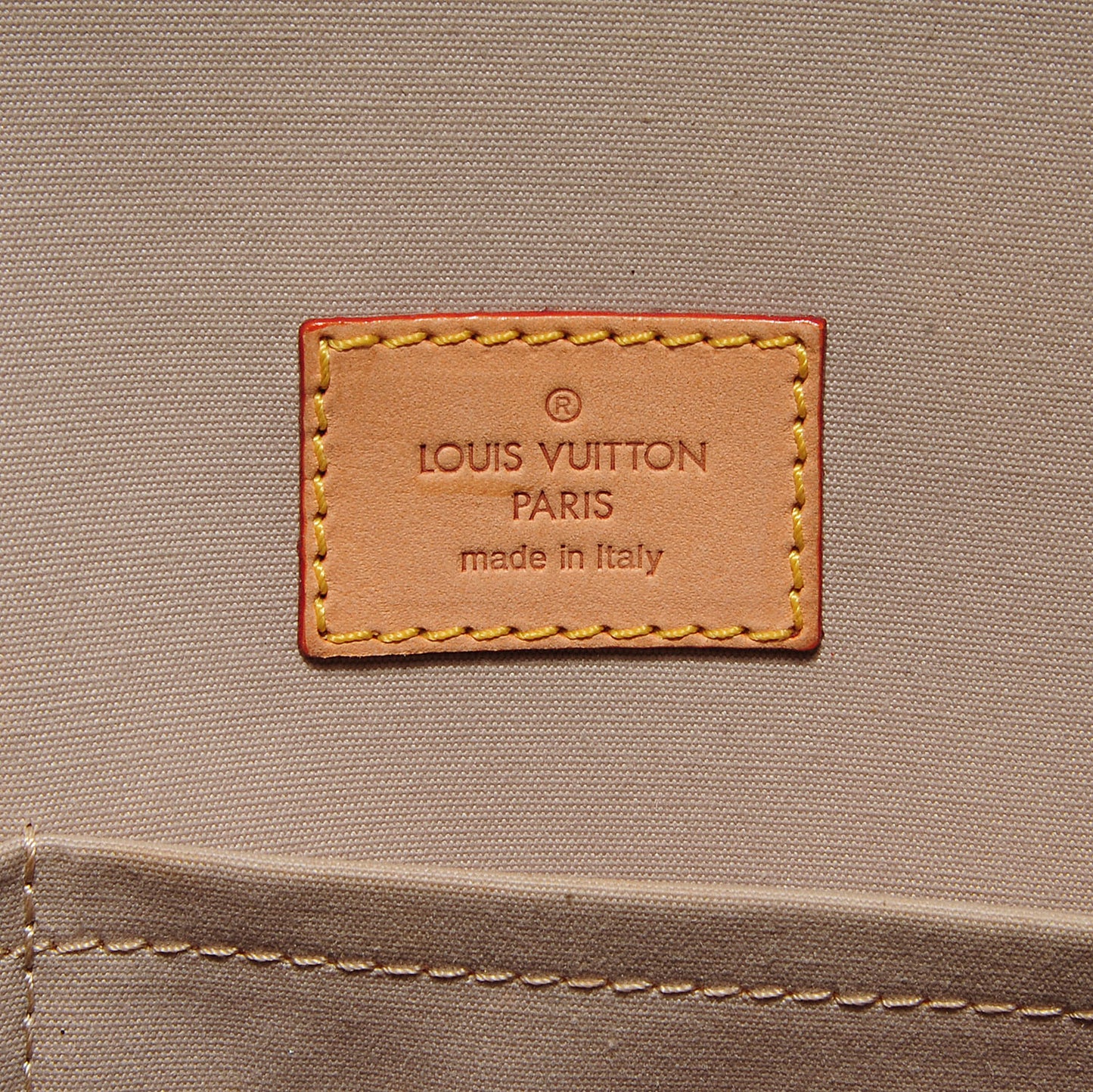 Monogram Miroir Sac Plat Gold
