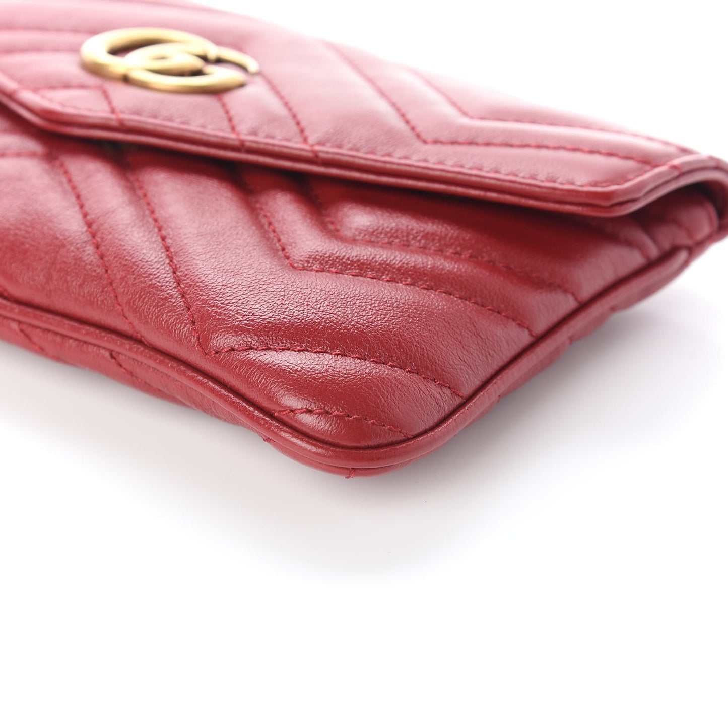 Azalea Calfskin Matelasse GG Marmont Multi Belt Bag 85 34 Romantic Cerise