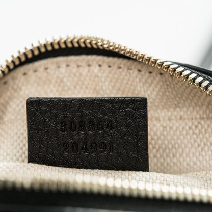 Gucci Pebbled Calfskin Small Soho Disco Bag Black 7 of 13