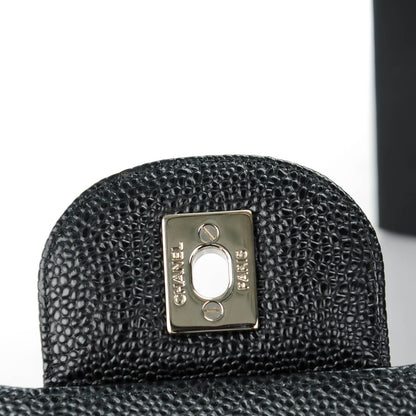 Chanel Caviar Quilted Jumbo Double Flap Black 5 of 9