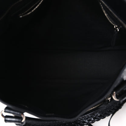 Balenciaga Agneau Arena Silver Hardware Medium Le City Black 5 of 11