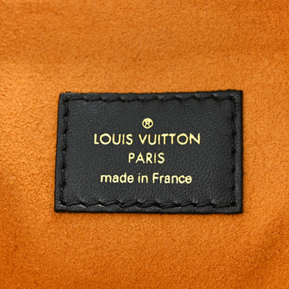 Louis Vuitton Lambskin Embossed Monogram Coussin MM Black 8 of 12