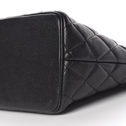 Chanel Caviar Quilted Medallion Tote Black 12 of 18