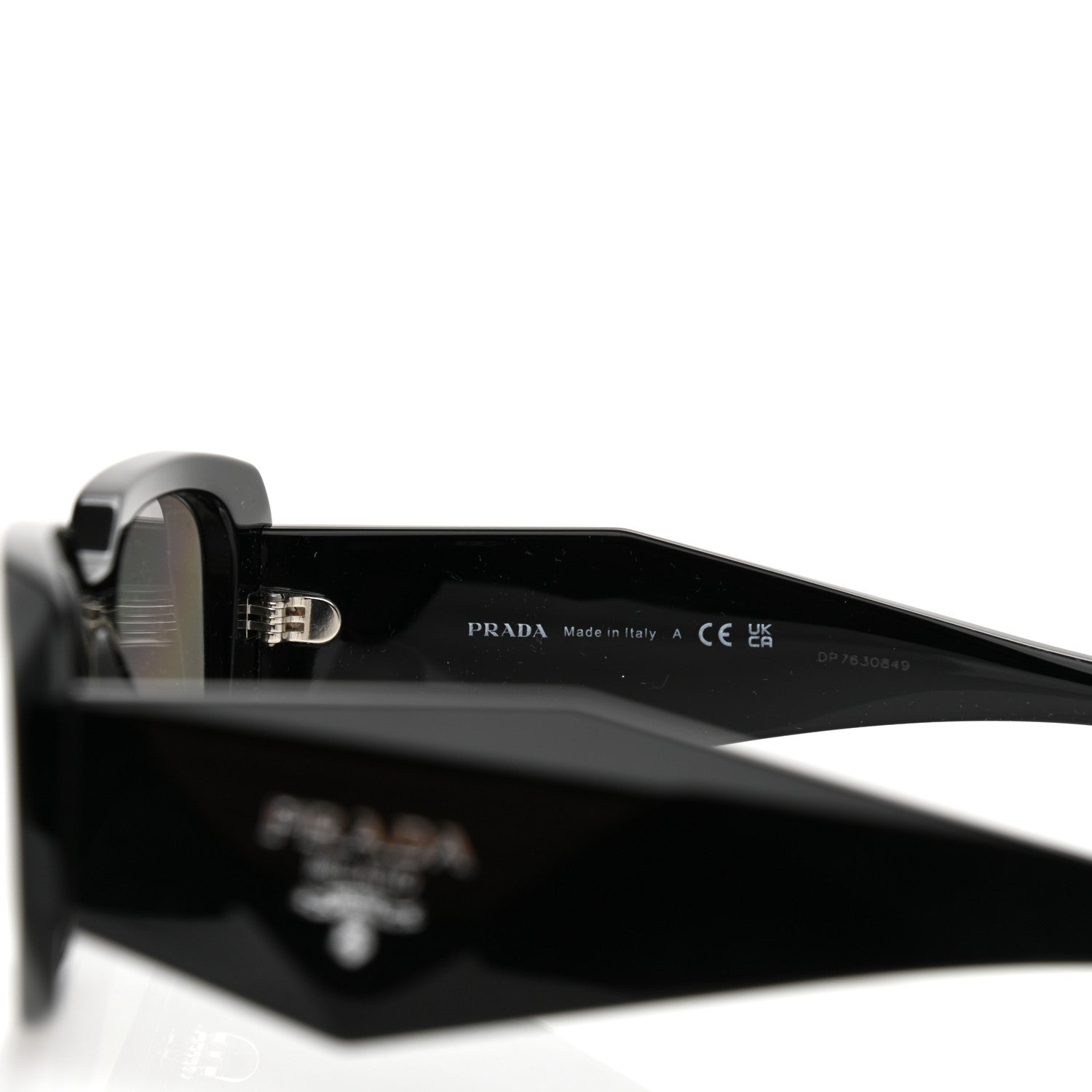 Prada Acetate Symbole Sunglasses SPR 17W Black 5 of 6