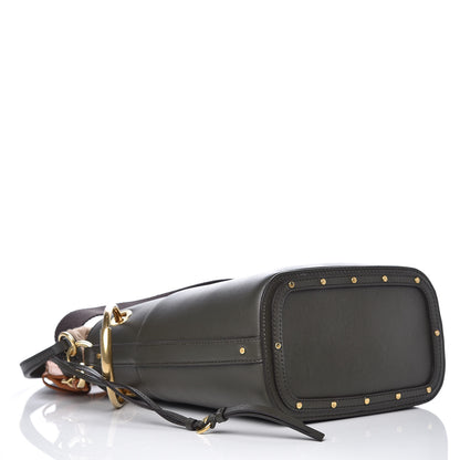 Chloe Smooth Calfskin Small Roy Bucket Bag Deep Forest 4 of 9
