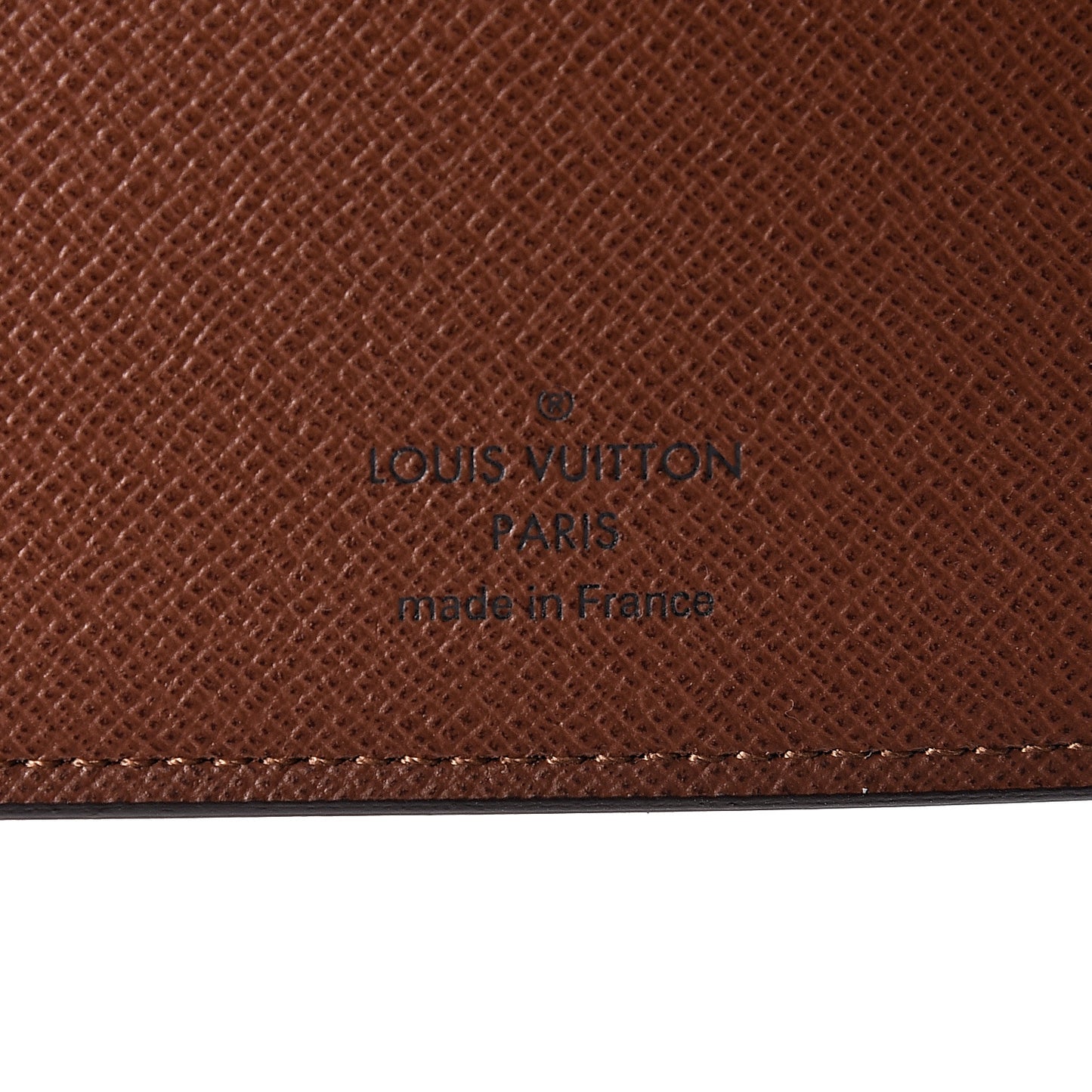 Monogram Desk Agenda Cover