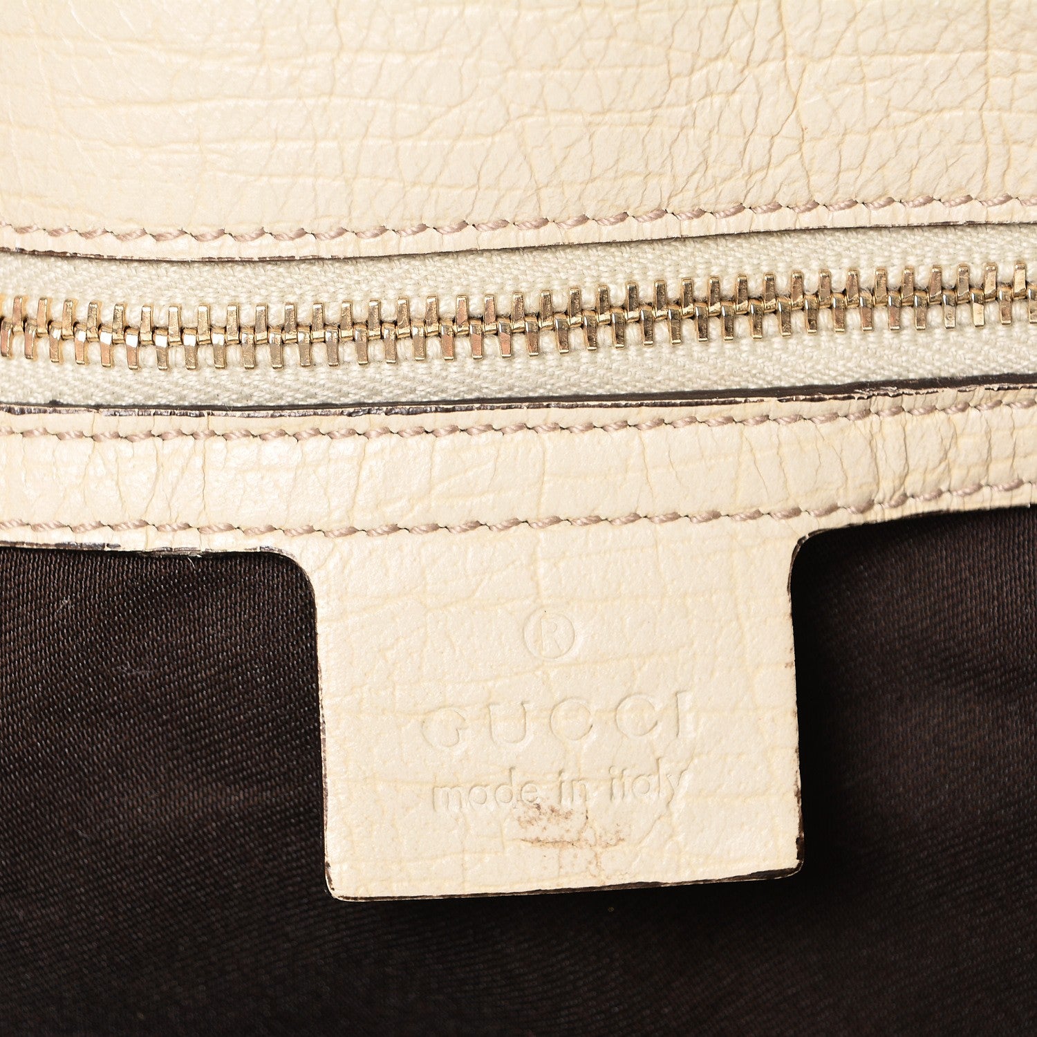 Gucci Monogram Large Horsebit Chain Hobo Off White 6 of 7