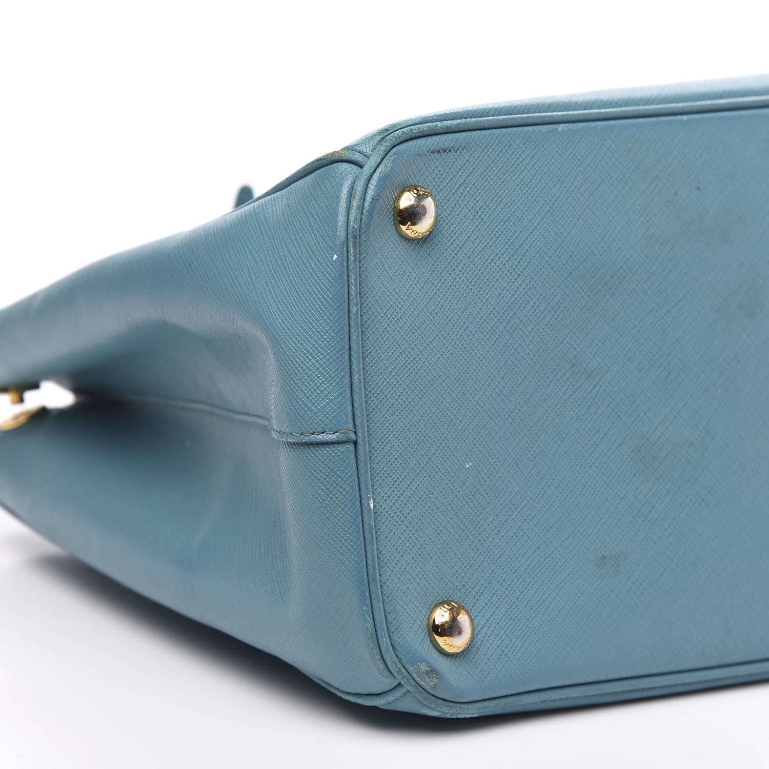 Prada Saffiano Medium Galleria Double Zip Tote Turchese 8 of 19