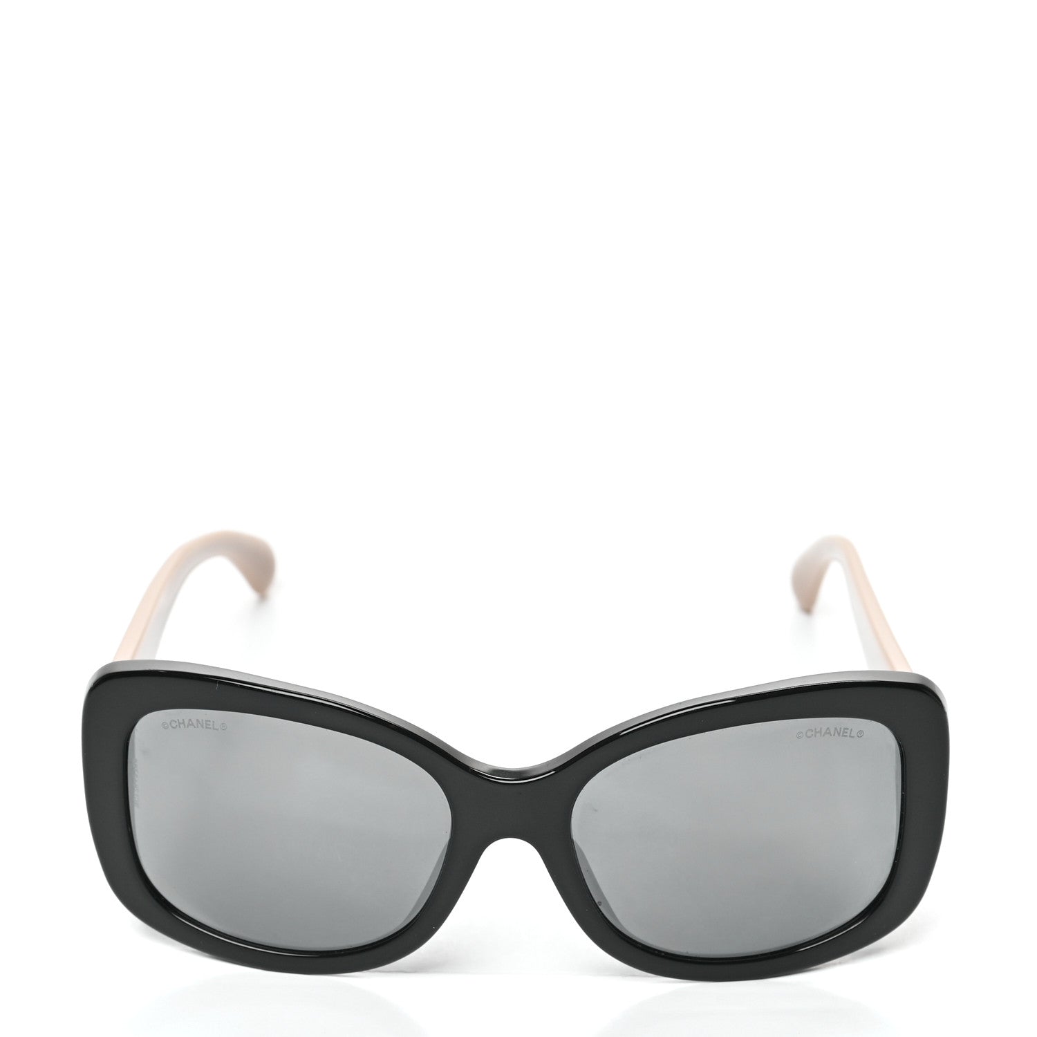 Chanel Acetate CC Sunglasses 5322 Black Beige 2 of 8