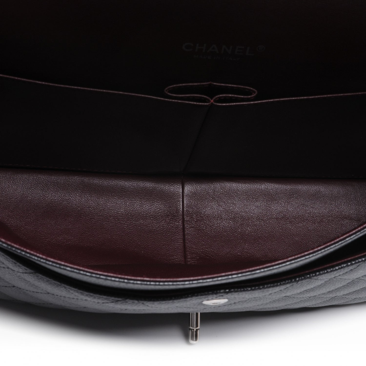 Chanel Caviar Quilted Maxi Double Flap Black 8 of 9