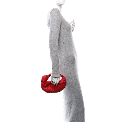 Bottega Veneta Nappa Intrecciato Mini Jodie Red 2 of 10