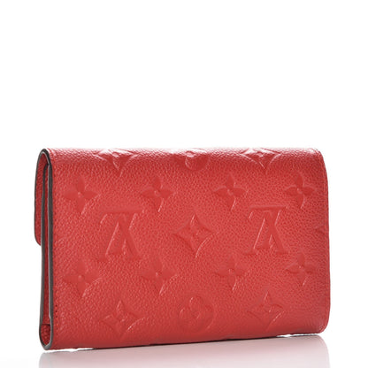 Louis Vuitton Empreinte Compact Curieuse Wallet Cherry 3 of 7