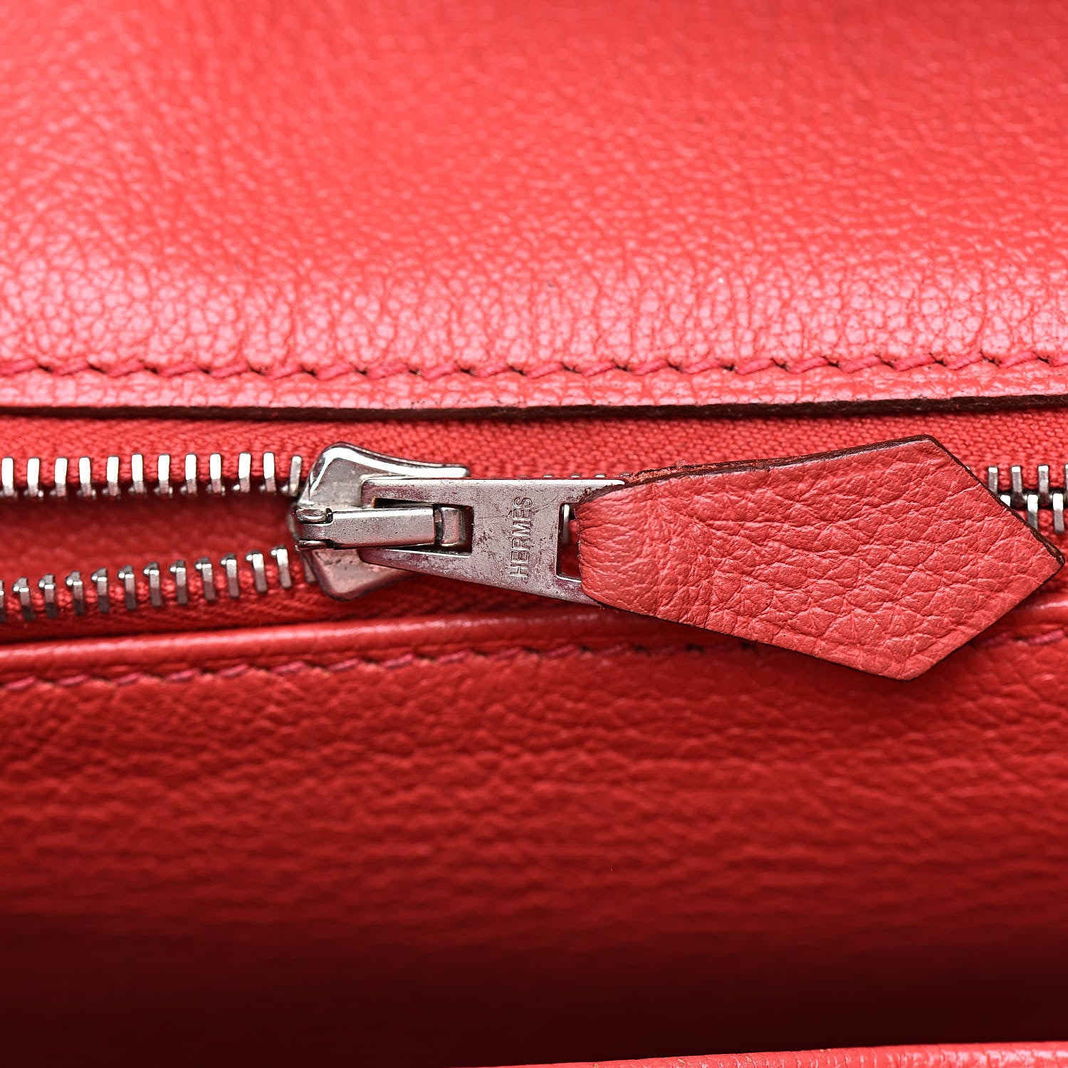 Hermes Taurillon Clemence Birkin 35 Bougainvillea 12 of 35