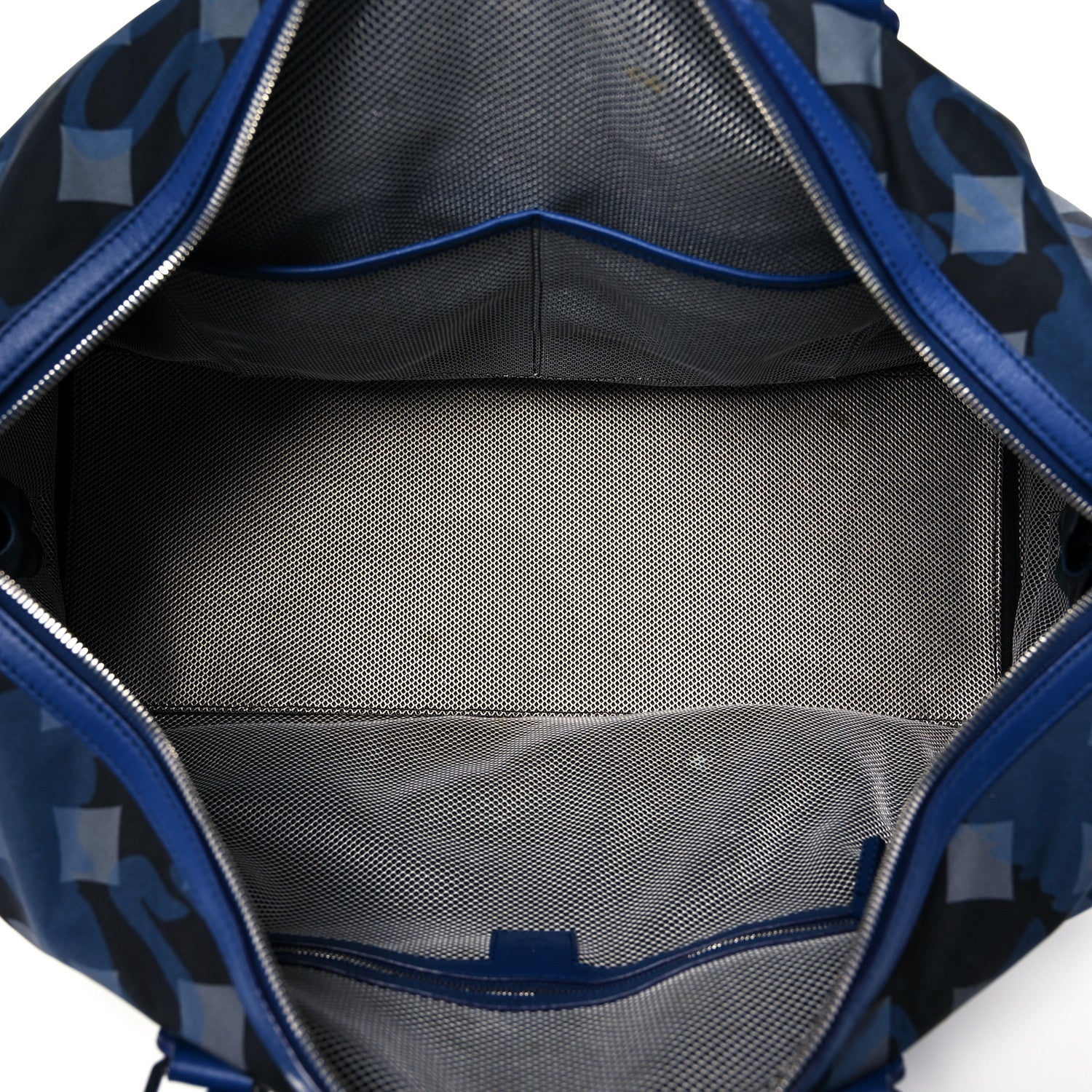 MCM Nylon Camo Dieter Munich Weekender Bag Blue 5 of 28