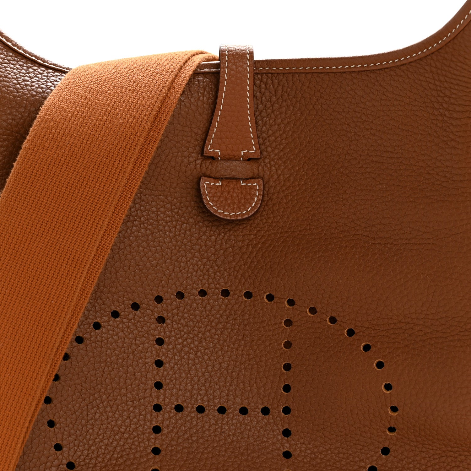 Hermes Taurillon Clemence EVELYNE III PM Gold 8 of 12