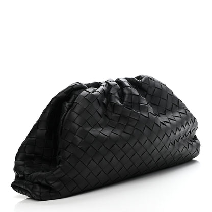 Bottega Veneta Nappa Maxi Intreccio The Pouch Oversized Clutch Black 3 of 9