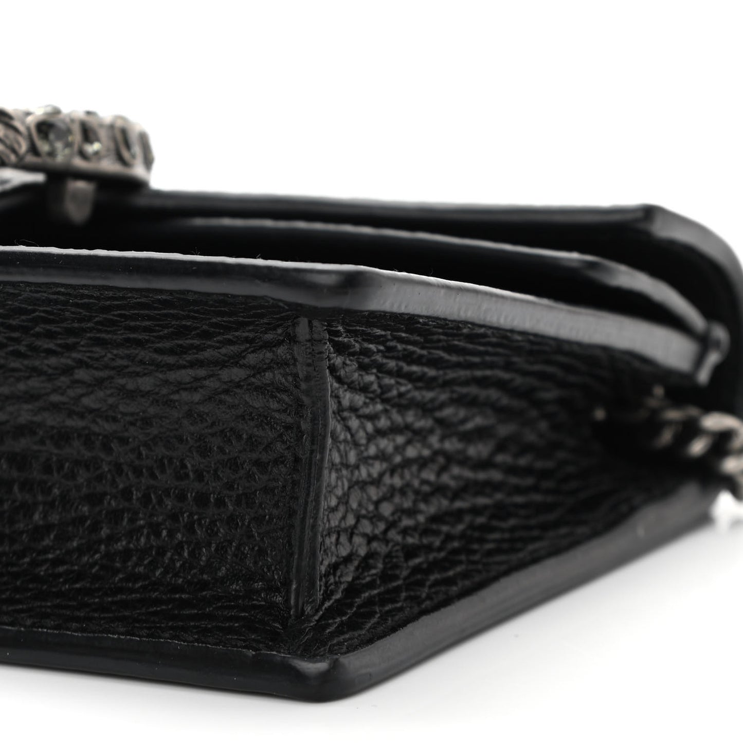 Calfskin Super Mini Dionysus Shoulder Bag Black