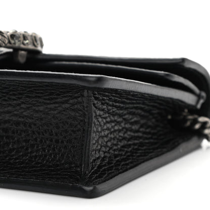 Gucci Calfskin Super Mini Dionysus Shoulder Bag Black 6 of 10