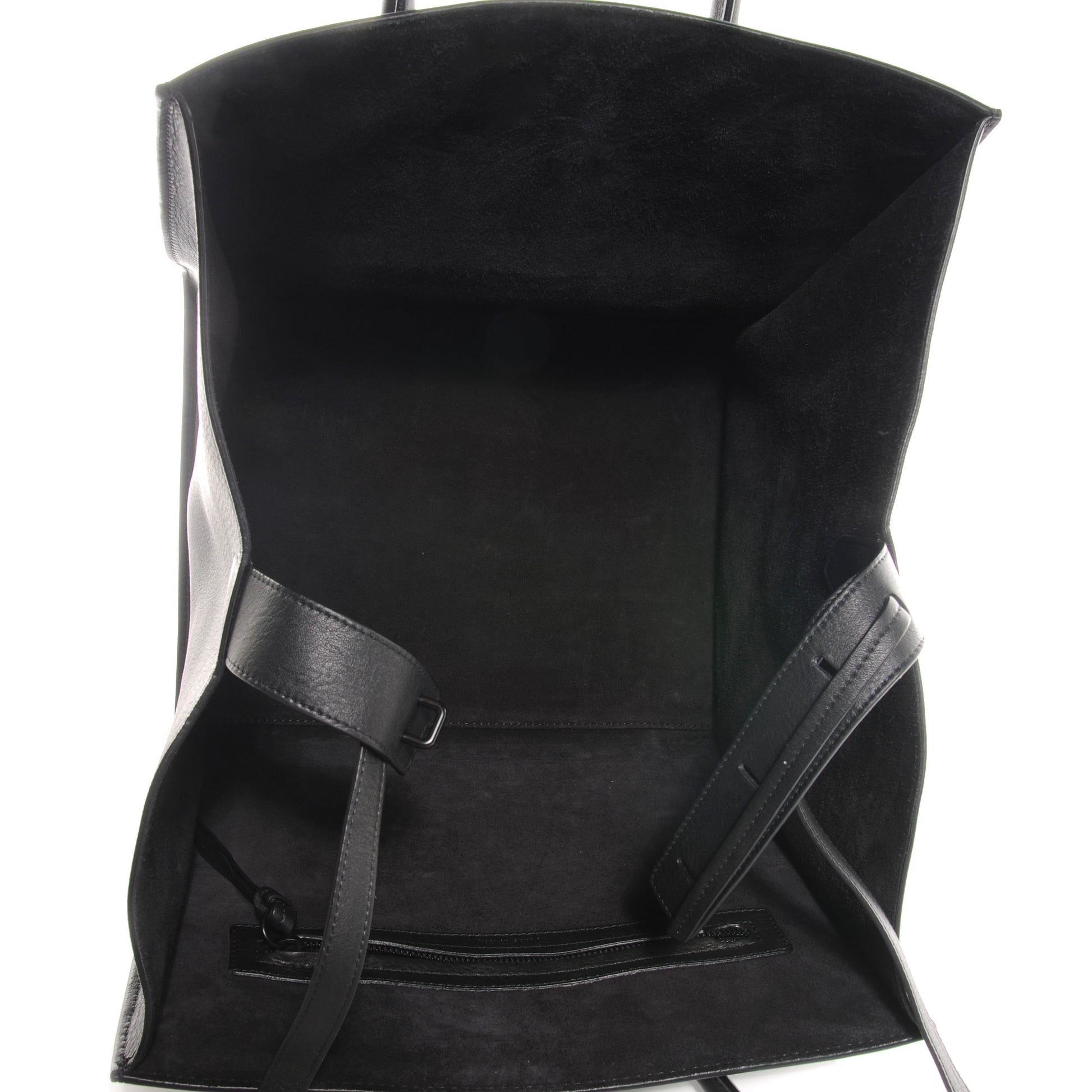 Celine Supple Calfskin Medium Phantom Luggage Black 5 of 9