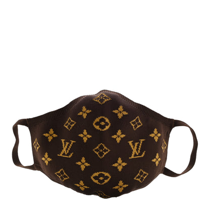 Louis Vuitton Monogram Knit Face Mask Brown 1 of 4