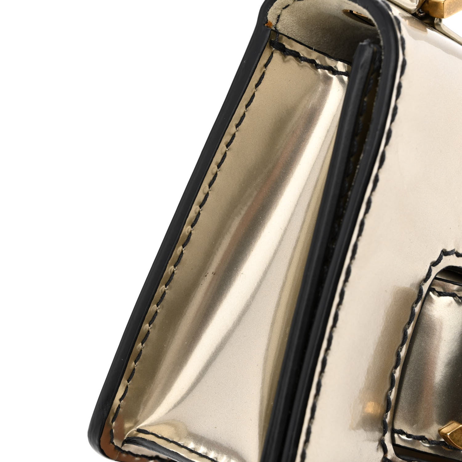 Christian Dior Metallic Calfskin J'Adior Mini Chain Flap Bag Gold 11 of 11