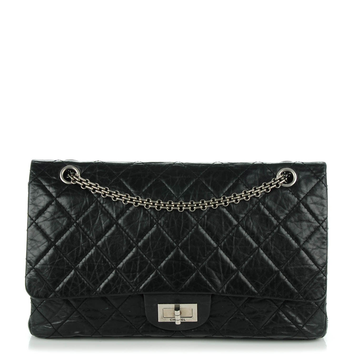 Chanel Aged Calfskin Quilted 2.55 Reissue 227 Flap Black 1 of 8