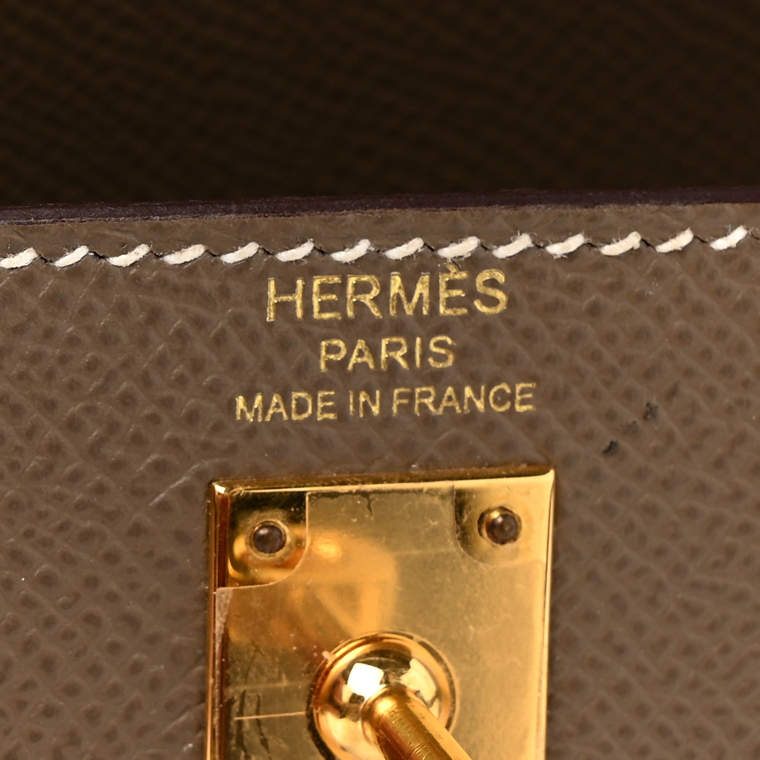 Hermes Epsom Kelly Sellier 25 Etoupe 6 of 13