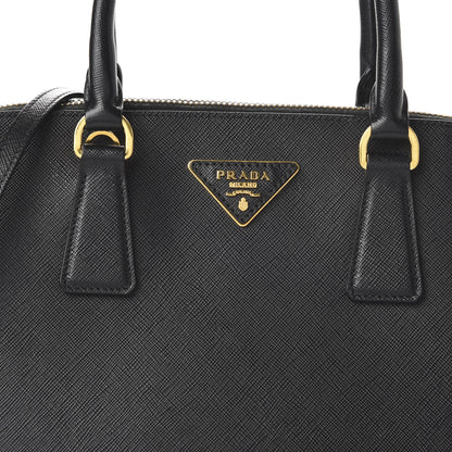 Prada Saffiano Lux Medium Promenade Tote Black 9 of 9