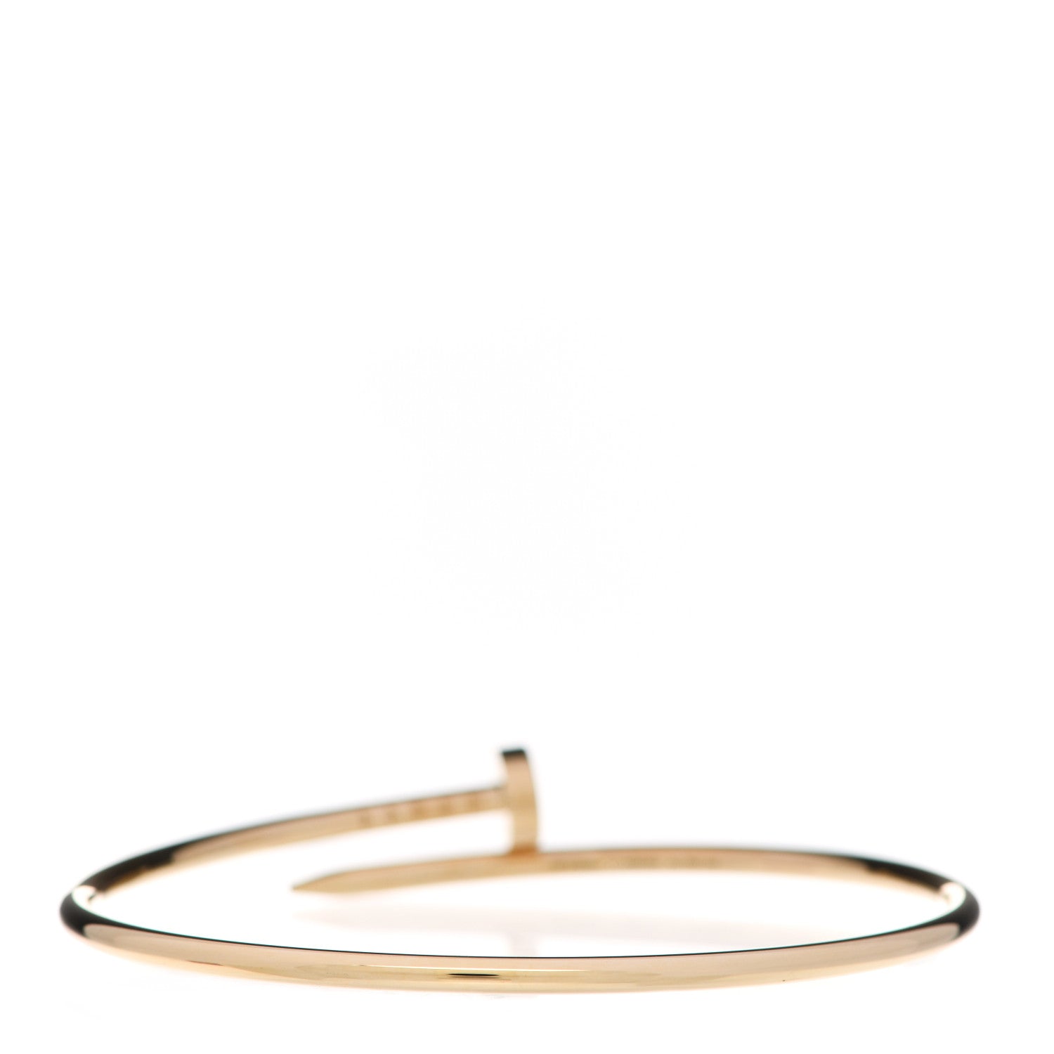 Cartier 18K Yellow Gold Small Juste Un Clou Bracelet 17 3 of 5