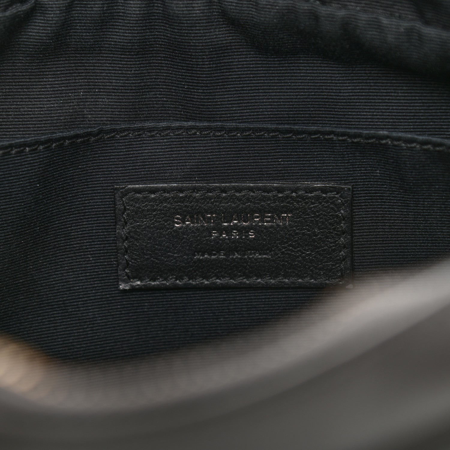 Saint Laurent Calfskin Matelasse Monogram Lou Camera Bag Asphalt 6 of 12