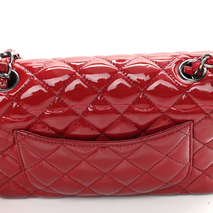 Chanel Patent Calfskin Quilted Mini Rectangular Flap Red 16 of 23