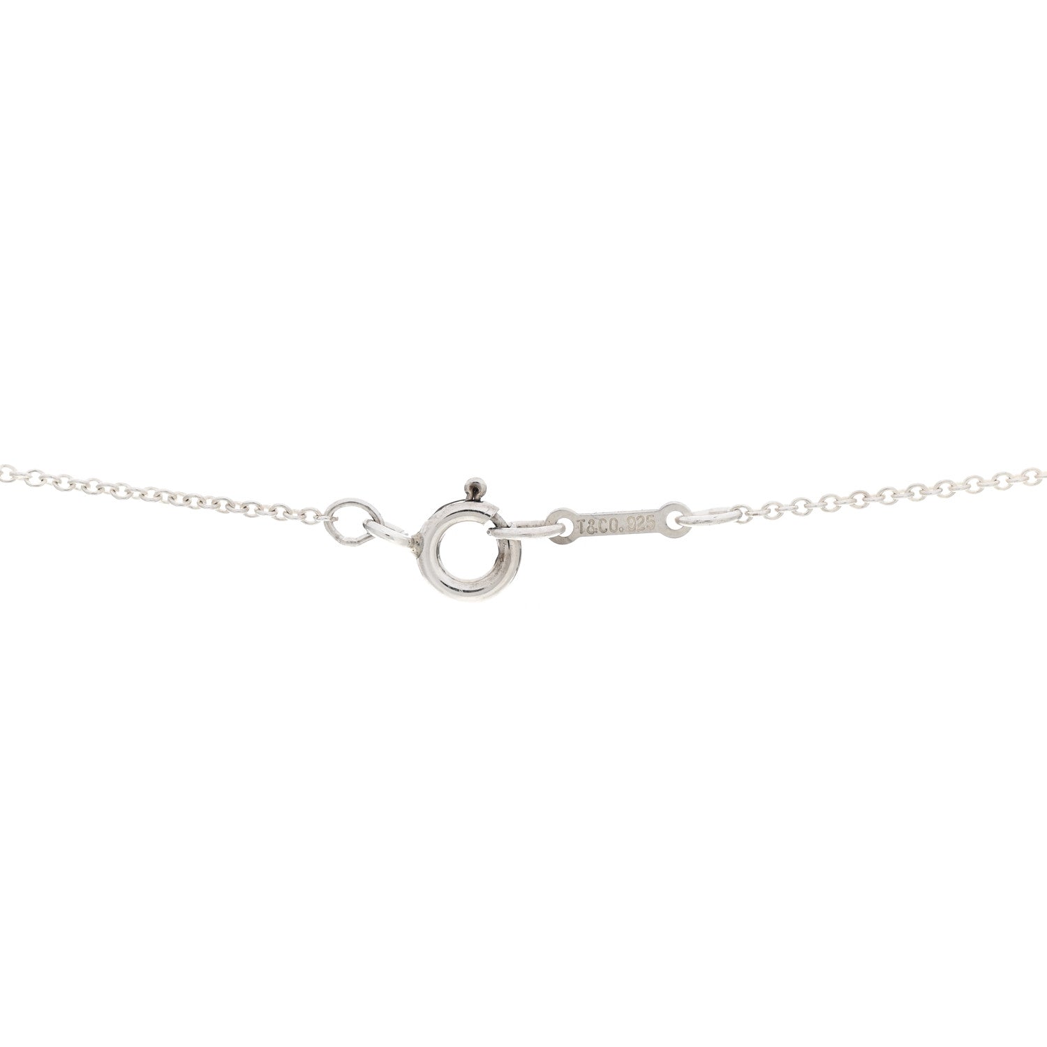 Tiffany Sterling Silver 12mm Elsa Peretti Cross Pendant Necklace 4 of 4